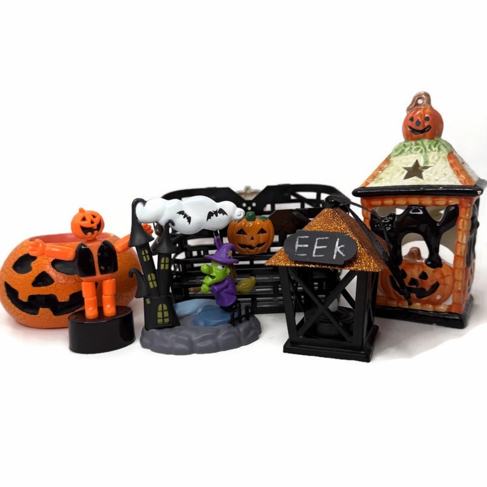 Halloween Mixed Decor Lot of 6 Pieces